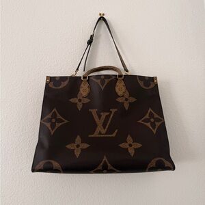 Louis Vuitton Dark Brown Monogram Tote